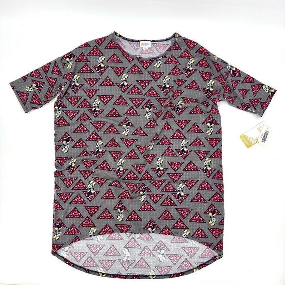 LulaRoe Disney Minnie Mouse Irma Oversize Tunic Style Short Sleeve T-Shirt SMALL - Picture 3 of 8